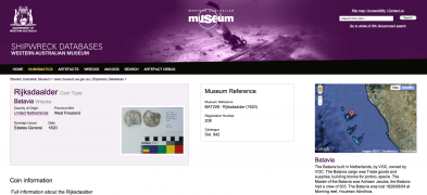 Numismatics Database website