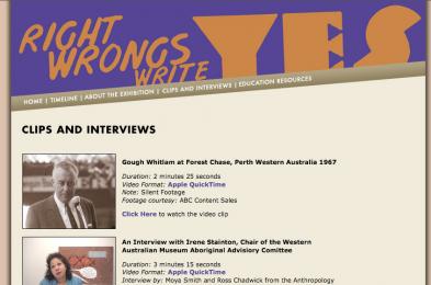 The 1967 Referendum - Right wrongs, write yes Developed by the WA Museum